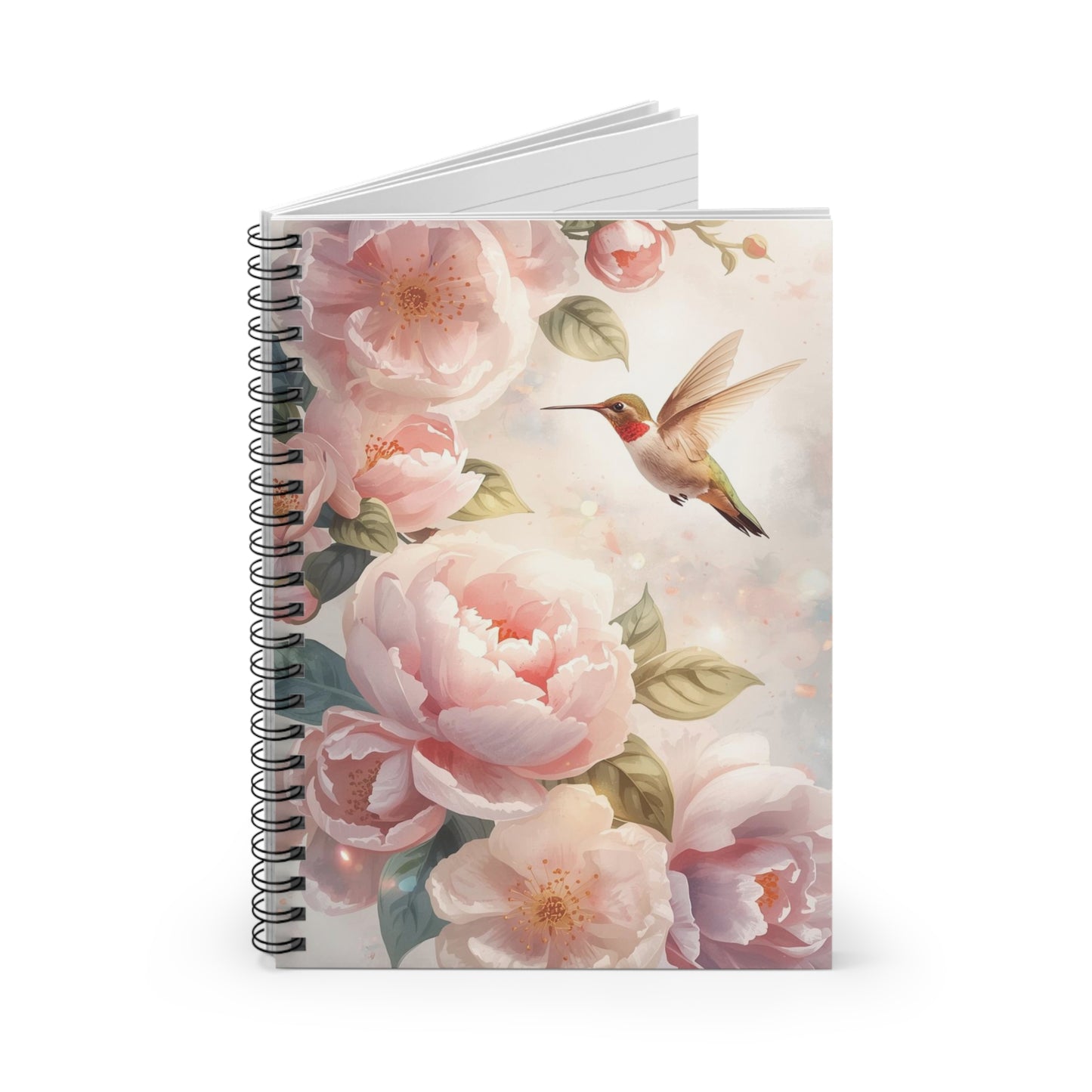 Hummingbird Garden Notebook – Soft Watercolor Nature Journal
