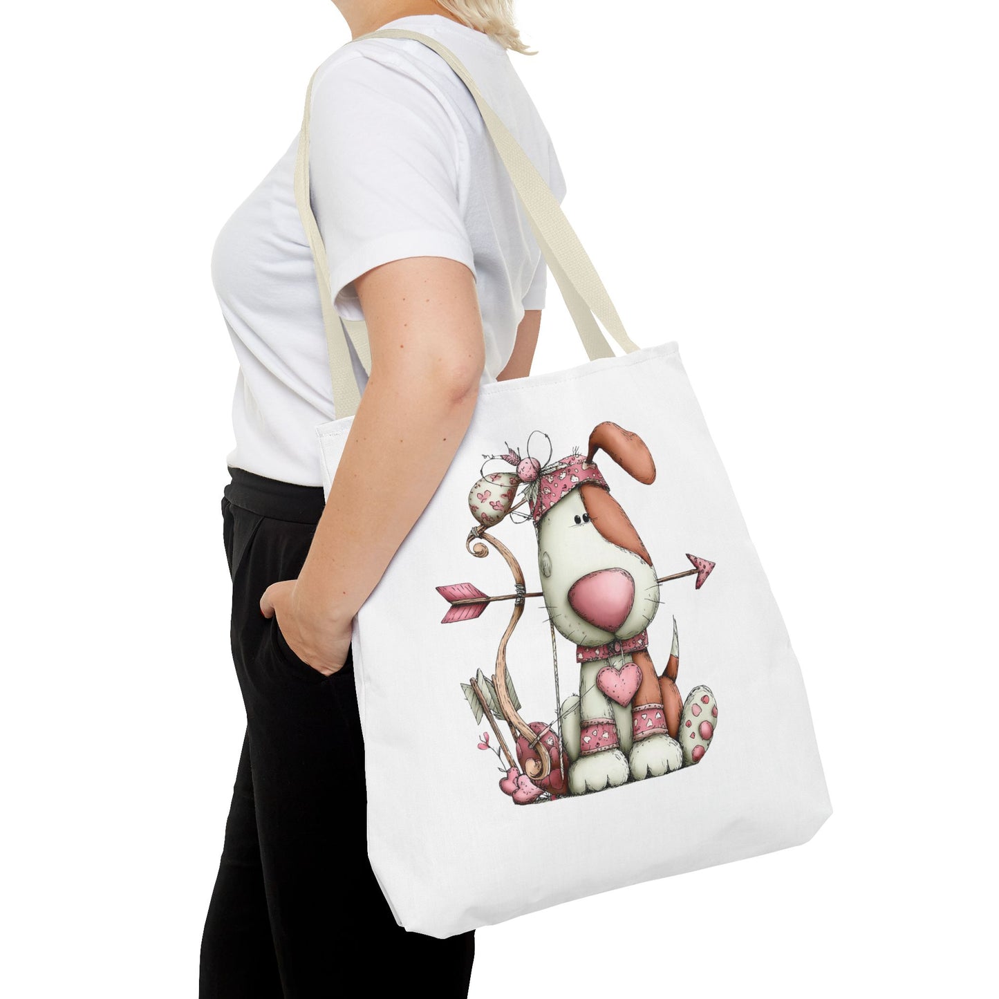 Puppy Love Tote Bag – Cute Valentine’s Gift for Dog Lovers