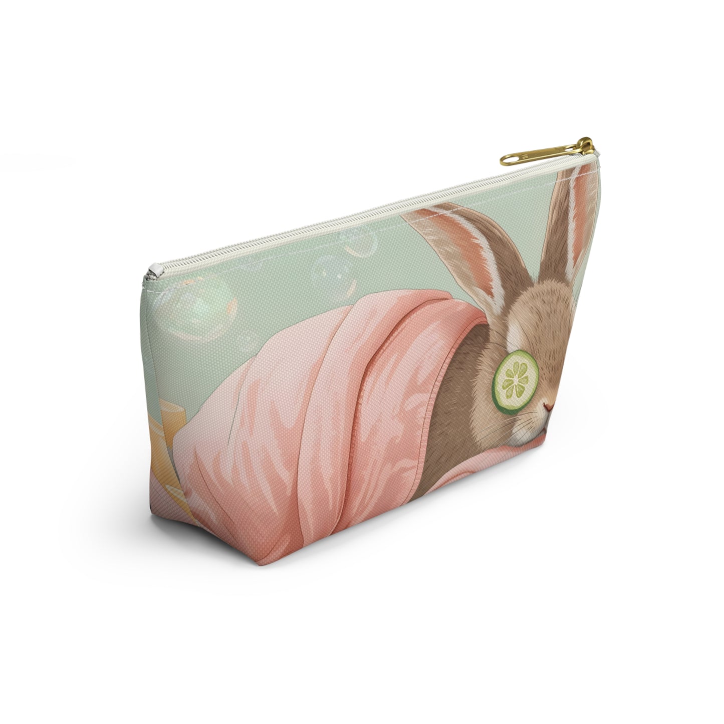 Bunny Spa Bliss Cosmetic Pouch | Cute Makeup Bag