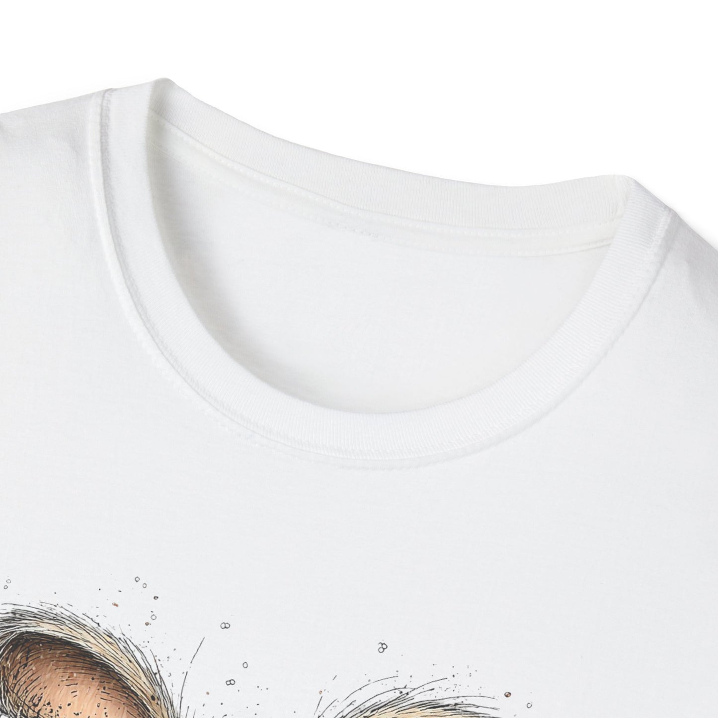 Cute Spring Easter Bunny T-Shirt – Soft Playful Illustration