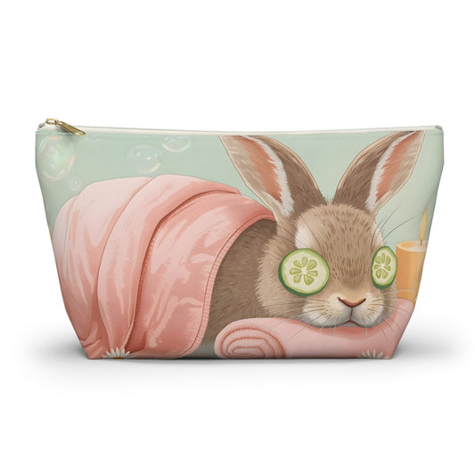 Bunny Spa Bliss Cosmetic Pouch | Cute Makeup Bag