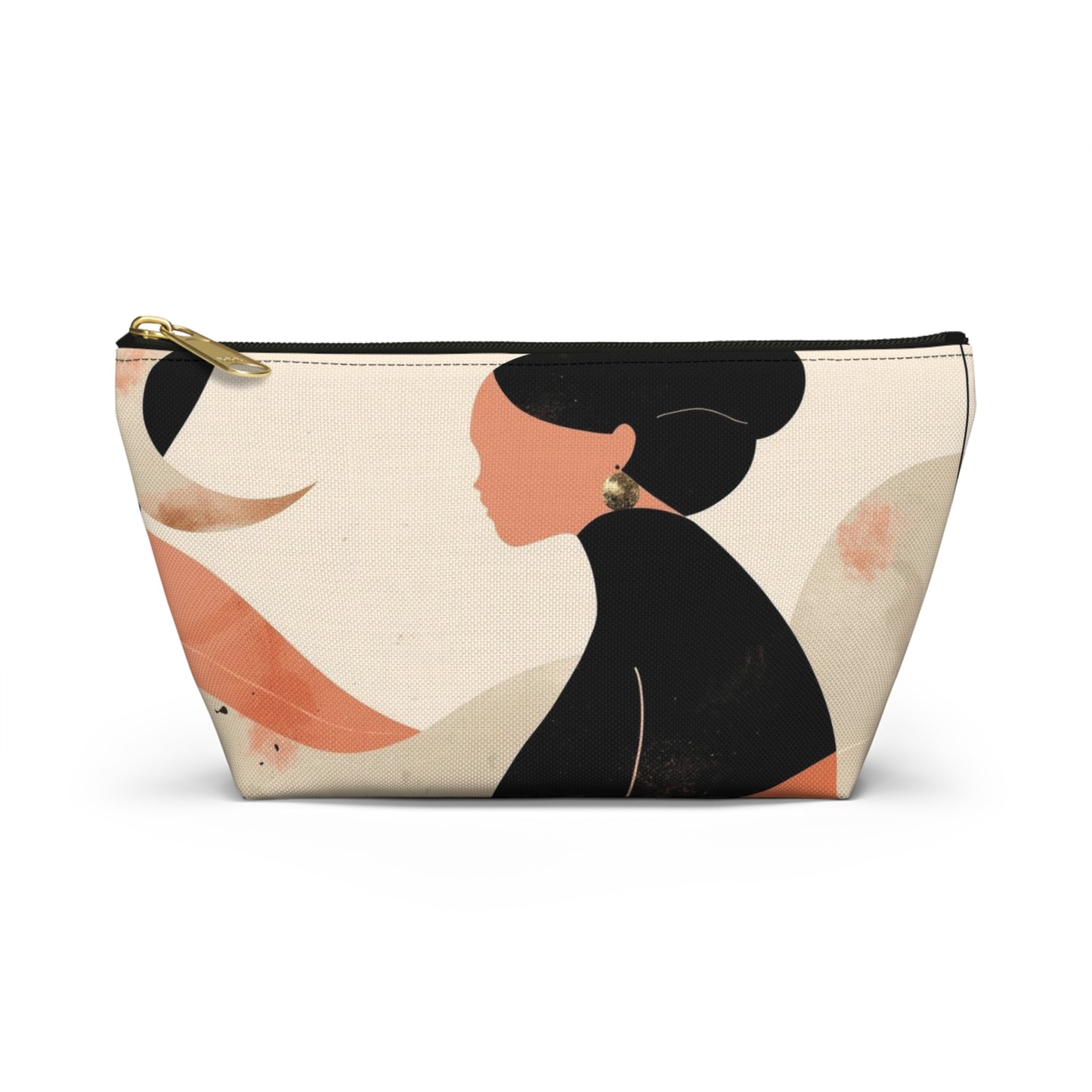 Studio Portrait Abstract Face Makeup Bag | Cosmetic Pouch