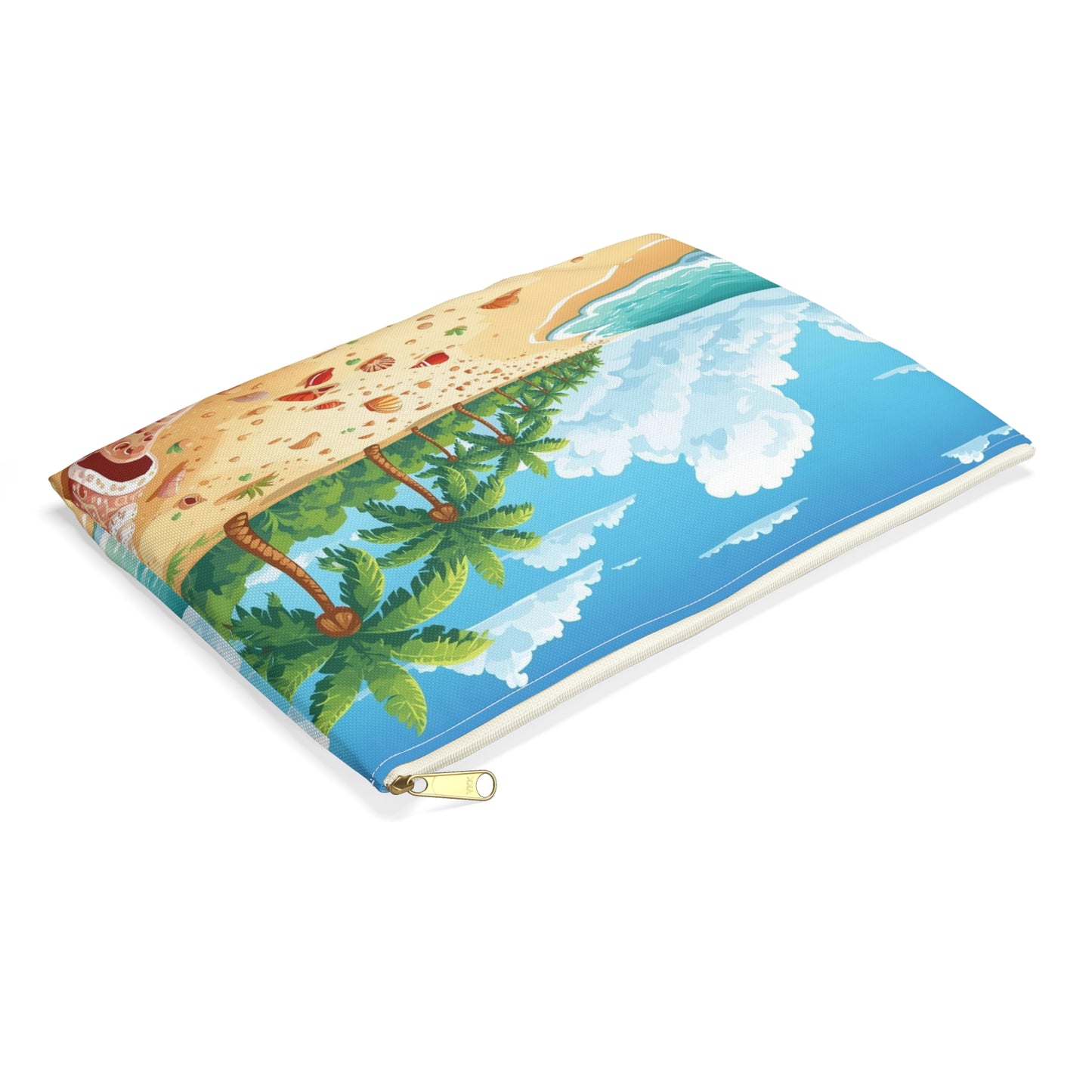 Palm Cove Dreams – Tropical Shoreline Travel Pouch