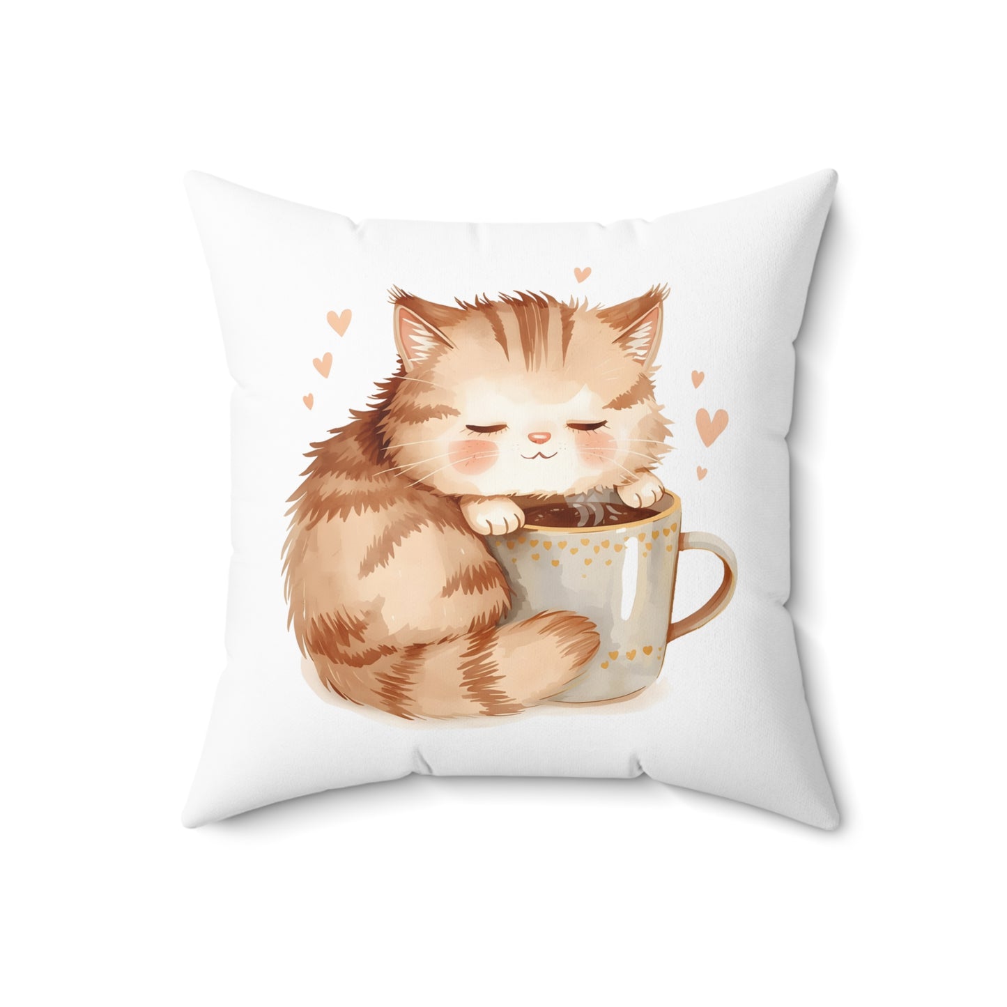 Sleepy Cat Cozy Pillow Cute Cat Home Decor Cushion
