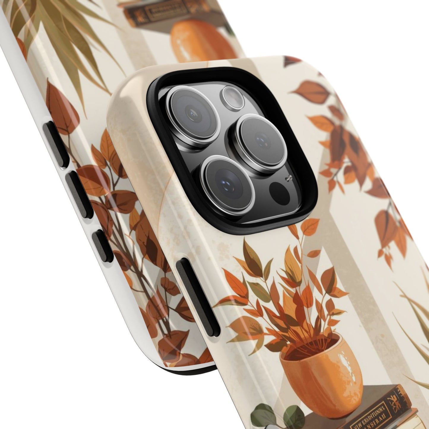 Cozy Books, Plants & Coffee Tough Protective iPhone Case